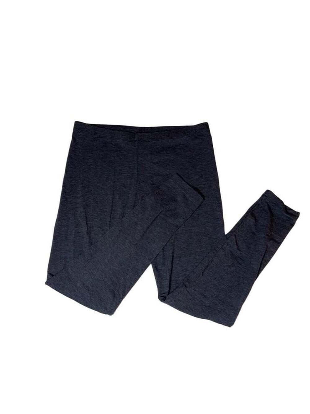 Decree Women's Heathered Charcoal Gray Leggings Size M
